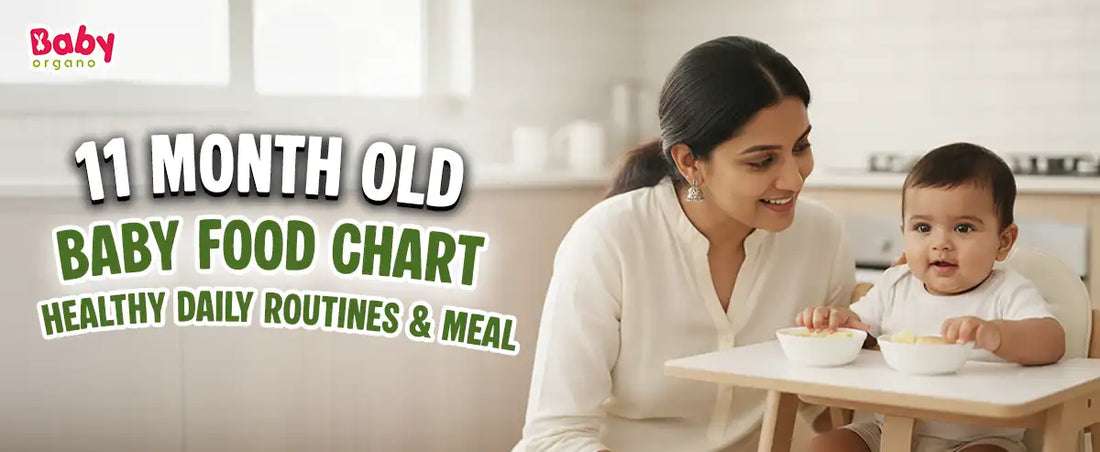 11-Month-Old Baby Food Chart: Daily Routine + Monthly Meal Plan