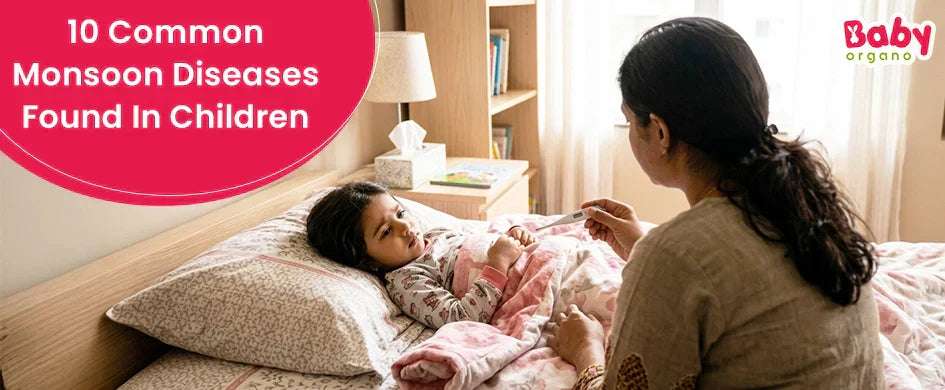 10 Common Monsoon Diseases in Children with Symptoms & Prevention