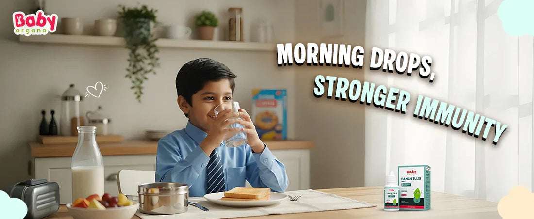 Best Ayurvedic Morning Routine for Kids: Start Their Day with Panch Tulsi Drops