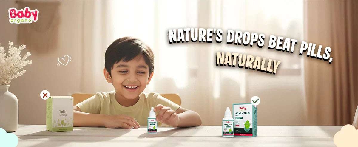 Panch Tulsi Drops vs Tulsi Tablets: Which One Builds Stronger Immunity in Kids?