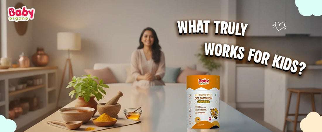 Home Remedies vs Ayurvedic Products for Kid’s Cold & Cough - What Actually Works?