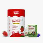 Natural Immunity Essentials for Kids | Nutriverse Immunity Gummies (30 Gummies/Pack) + Baalprashan Suvarnaprashan Drops