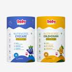 Vision & Wellness Combo for Kids| Nutriverse Eye Care Gummies + Nutriverse Cold & Cough Gummies (30 Gummies/Pack)