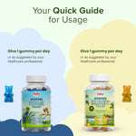 Eye & Immunity Wellness Duo for Kids| Nutriverse Eyecare Gummies + Nutriverse Immunity Gummies (30 Gummies/Pack)