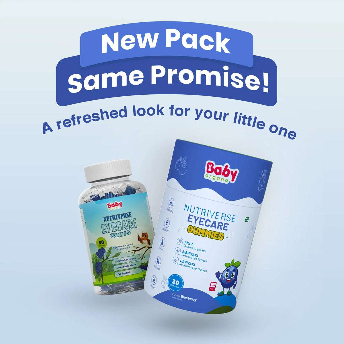 Eye & Immunity Wellness Duo for Kids| Nutriverse Eyecare Gummies + Nutriverse Immunity Gummies (30 Gummies/Pack)