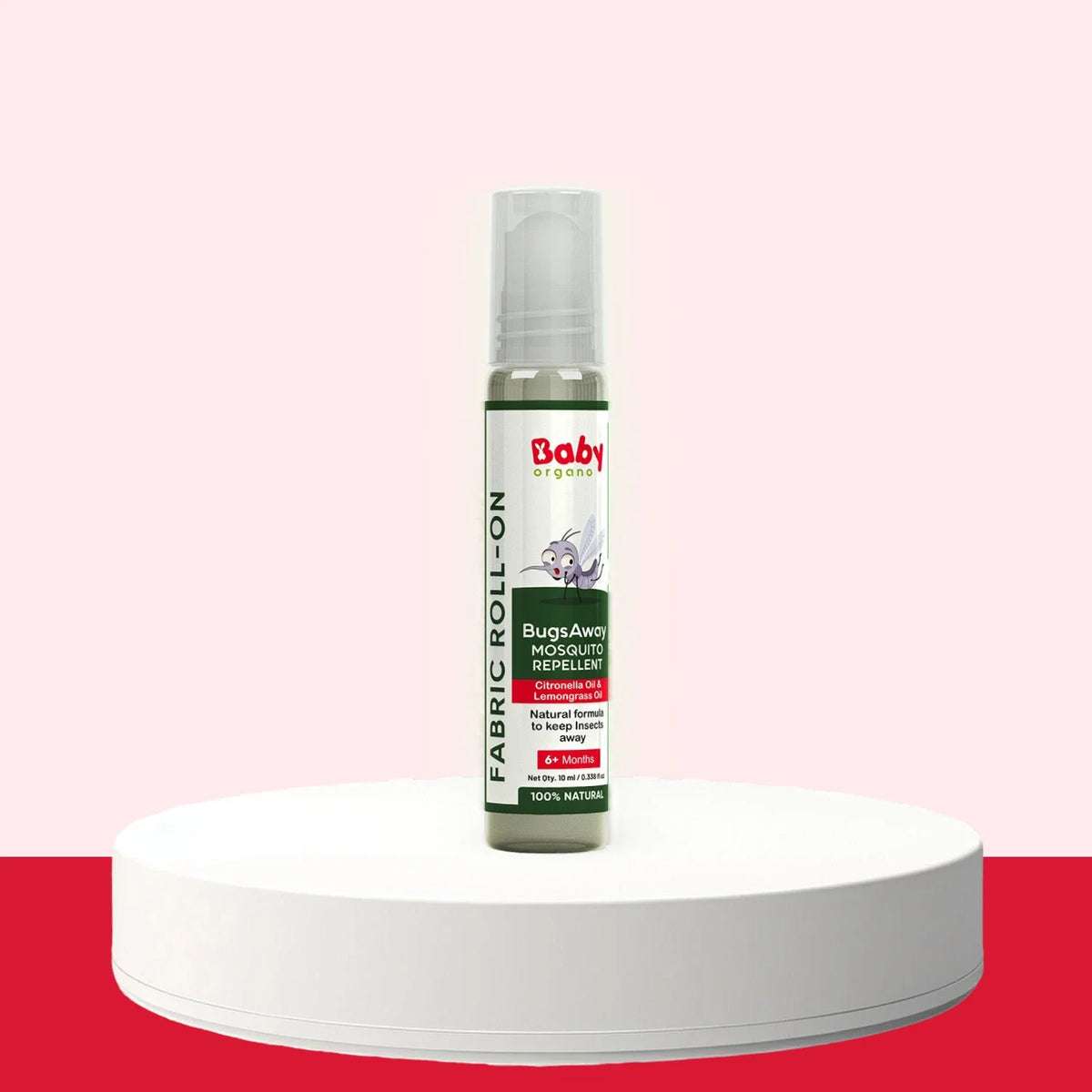 🎁 BugsAway Mosquito Repellent Fabric Roll On - 9ml