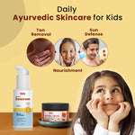 Nature’s Shield & Shine Skin Care Combo for Kids | Ayurshild Sunscreen + Natural Ubtan