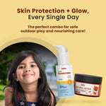 Nature’s Shield & Shine Skin Care Combo for Kids | Ayurshild Sunscreen + Natural Ubtan