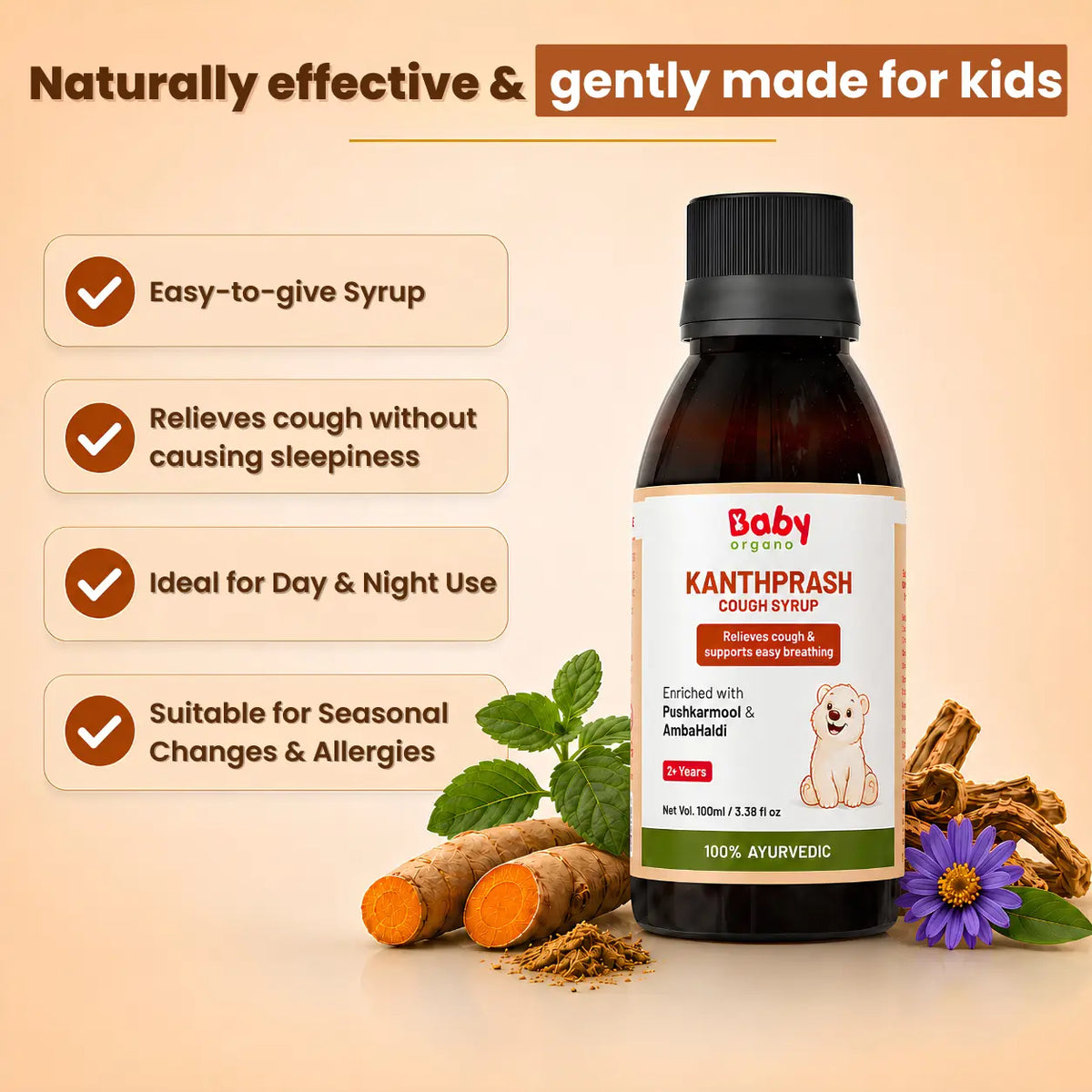 Why choose Kanthprash Ayurvedic Cough Syrup for your Child