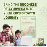 Baalprashan Swarnaprashan Drops – 100% Ayurvedic immunity booster for kids & babies (0–15 years) featuring Swarna Bhasma 24 ct gold ash, Shankhpushpi, Brahmi, and Vacha.