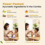 Vision & Wellness Combo for Kids| Nutriverse Eye Care Gummies + Nutriverse Cold & Cough Gummies (30 Gummies/Pack)