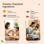 Natural Cold Care Combo for Kids | Nutriverse Cold & Cough Gummies (30 Gummies/Pack) + Sitopaladi Churna