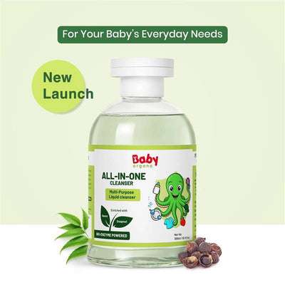 Natural Baby Liquid Cleanser – Safe for Fruits, Bottles, Clothes & Toys