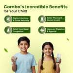 BabyOrgano combo benefits for kids - fights infections, relieves nasal congestion, improves growth, digestion, and appetite