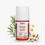 BabyOrgano natural mess-free roll-on for growing pains and muscle relief for kids.