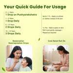 BabyOrgano cold and immunity combo usage guide - Swarnaprashan drops and cold relief roll-on for kids 0 to 15 years
