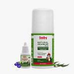 BabyOrgano Swarnaprashan drops and cold relief roll-on combo for boosting immunity and relieving cold in kids