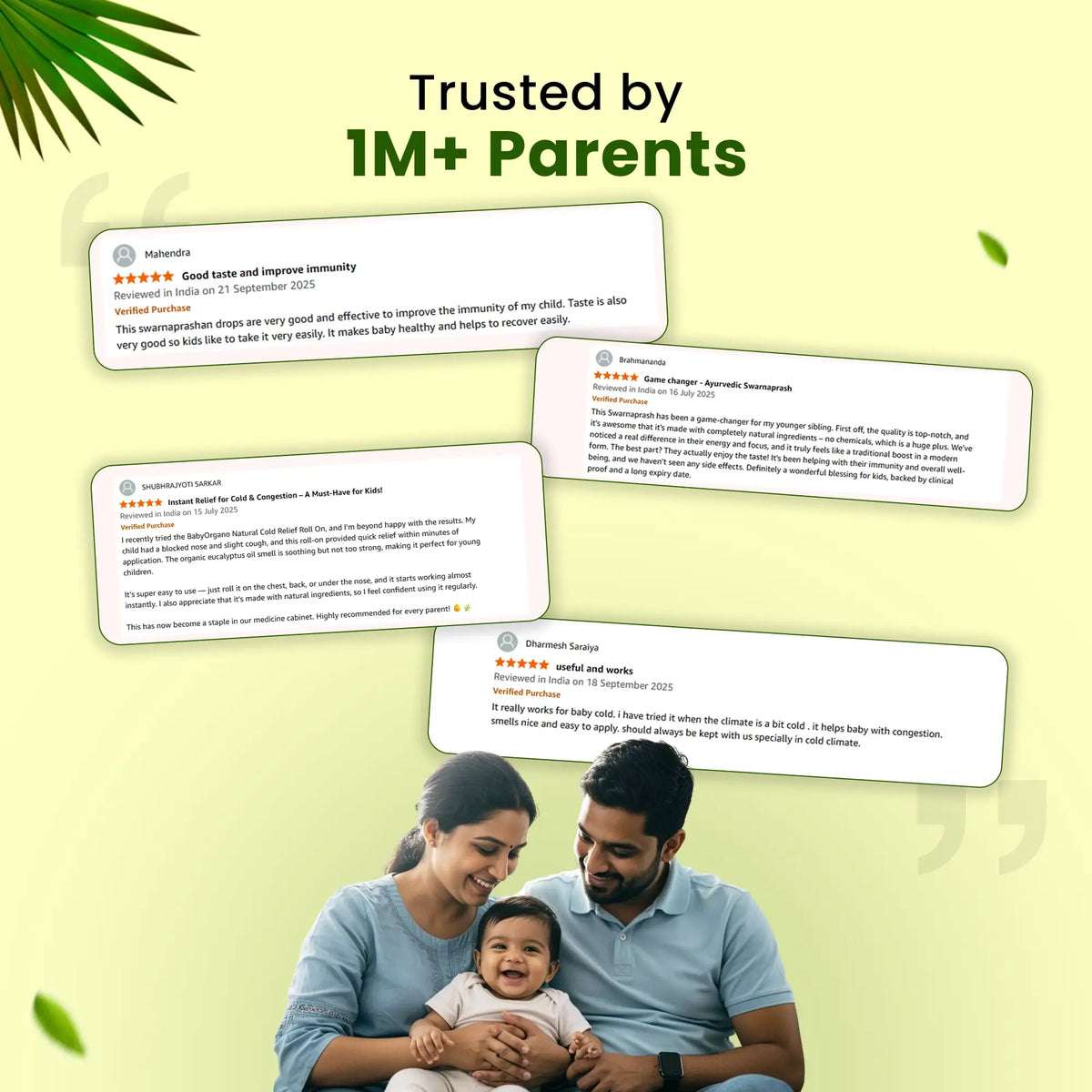 BabyOrgano cold and immunity combo trusted by 1M+ parents with genuine customer reviews