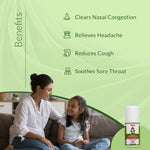 Natural Cold Relief Roll On benefits for babies: clears nasal congestion, reduces cough, headache relief, soothes sore throat