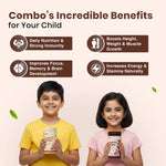Everyday Milk Wellness Combo for Kids | Kesar Haldi Milk Mix + Chocovita Milk Mix