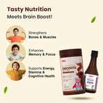 Brain & Growth Booster Combo for Kids| Shankhpushpi Syrup + Nutriverse Chocovita Milk Mix