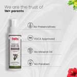 Trusted by 1M+ parents – FDCA approved baby hair oil with no preservatives, no mineral oil, and no parabens for newborns