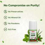 Chemical-free Natural Cold Relief Roll On — no preservatives, no mineral oil, no parabens, gluten & SLS free, dermatologist and pediatrician tested