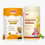 Cold & Immunity Shield Combo for Kids| Nutriverse Cold & Cough Gummies + Kesar Haldi Milk Mix