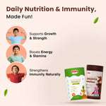 Growth & Immunity Booster Combo for Kids| Nutriverse Chocovita + Nutriverse Immunity Gummies (30 Gummies/Pack)
