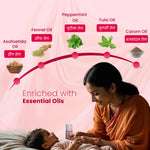 Enriched with essential oils – Peppermint, Fennel, Asafoetida, Tulsi, and Carom in BabyOrgano Hing Tummy Roll On