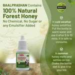 Baalprashan Swarnaprashan Drops – 100% Ayurvedic immunity booster for kids & babies (0–15 years) featuring Swarna Bhasma 24 ct gold ash, Shankhpushpi, Brahmi, and Vacha.