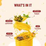 Key Ayurvedic herbs in Nutriverse Kesar Haldi Milk Mix — Hadjod, Jyotismati, Turmeric, Anantmool for natural health benefits