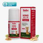 BabyOrgano tummy roll on for baby – hing roll on with ginger for colic, gas, and indigestion relief