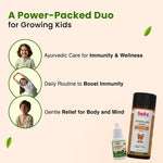 Boosts Immunity & Natural Cold Comfort Combo for Kids | Suvarnaprashan Drops + Sitopaladi Churna