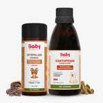 Kanthprash Cough Syrup and Sitopaladi Churna combo for kids – Ayurvedic relief for cough, cold, and throat pain