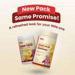 New Kesar Haldi pack for kids with improved design — same trusted Ayurvedic nutrition from BabyOrgano.