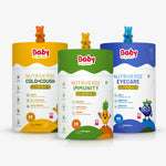 Complete Health Gummies Combo for Kids| Nutriverse Eye Care + Immunity + Nutriverse Cold & Cough Gummies (30 Gummies/Pack)