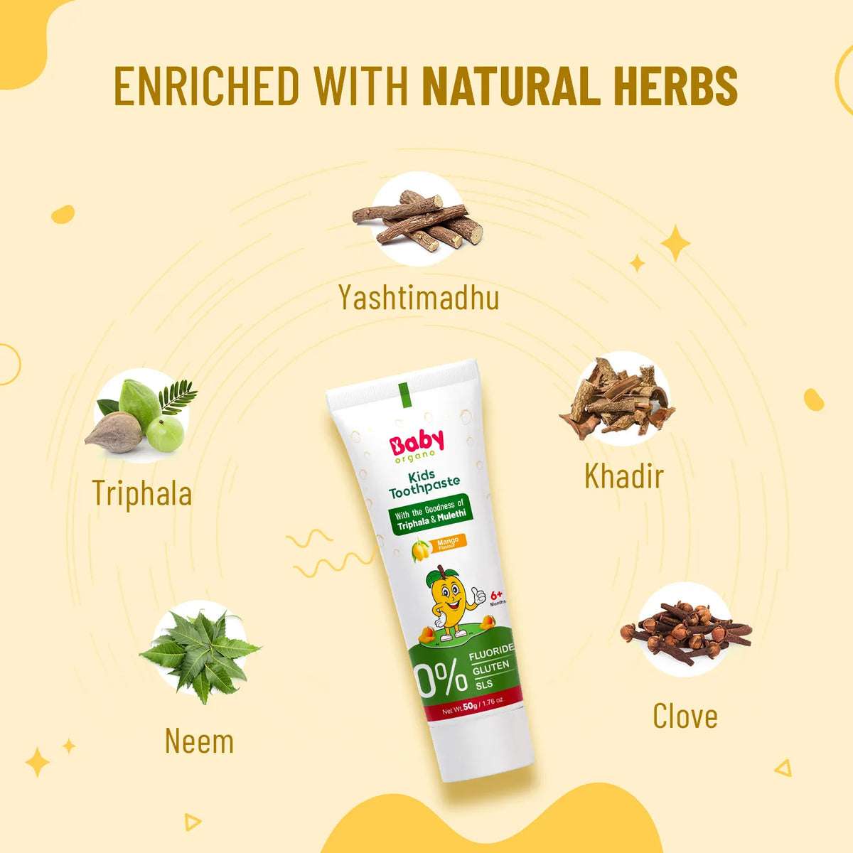 Kids Toothpaste | Mango Flavour