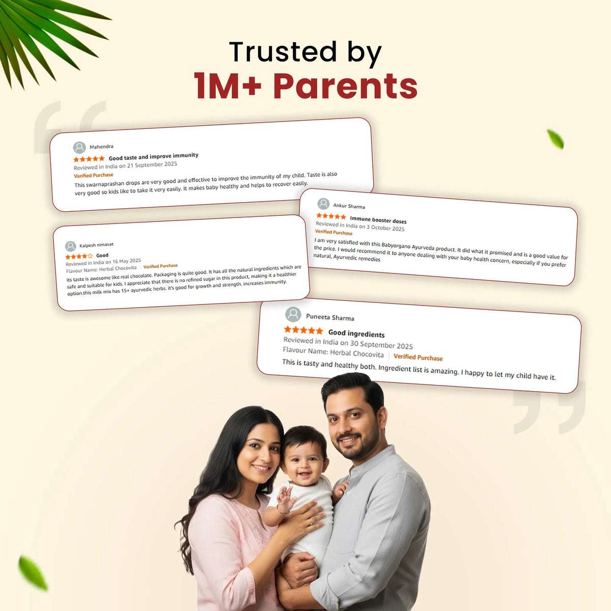 Parents who have used the Natural Immunity Booster Combo.