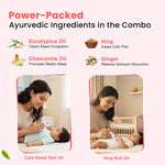 Kid’s Cough & Colic Roll-On Combo for Kids | Natural Cold Relief Roll-On (40ml) + Hing Roll-On (40ml)