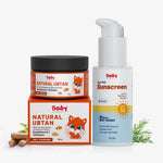 Nature’s Shield & Shine Skin Care Combo for Kids | Ayurshild Sunscreen + Natural Ubtan