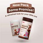 BabyOrgano Nutriverse Chocovita Milk Mix new pack design with the same trusted promise, featuring a refreshed look for kids’ daily nutrition.