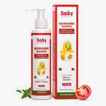 Baby shampoo with tomato and bhringraj – natural, ayurvedic care for soft, smooth hair in babies and kids aged 0–15 years