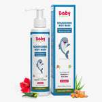 BabyOrgano natural baby body wash with Gotukola & Cucumber – gentle, organic cleansing for baby’s soft and healthy skin