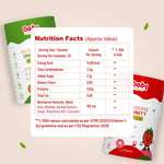 Nutrition facts of immunity gummies – energy, carbs, sugar, turmeric, ginger, guduchi, manjistha, haritaki, amla, bibhitaki | #flavour_strawberry