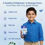 Pure and natural Nutriverse Eye Health Gummies for kids – gelatin-free, gluten-free, soy-free, no fishy flavour