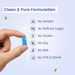 Pure and natural Nutriverse Eye Health Gummies for kids – gelatin-free, gluten-free, soy-free, no fishy flavour