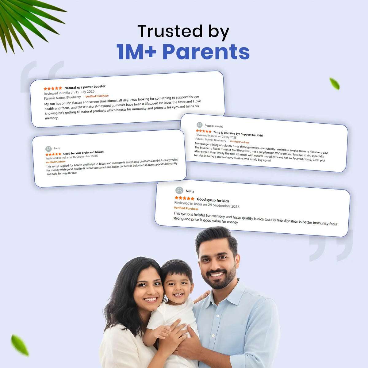 Brain Booster & Eye Care Combo for Kids | Nutriverse Eye Care Gummies Nutriverse (30 Gummies/Pack) + Shankhpushpi Syrup