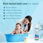 Rich herbal body wash for babies and kids – hydrates, soothes irritation, locks in moisture, improves skin texture