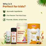 Cold Wellness Combo for Kids | Cold & Cough Gummies + Sitopaladi Churna + Cold Roll-On + Kesar Haldi Milk Mix